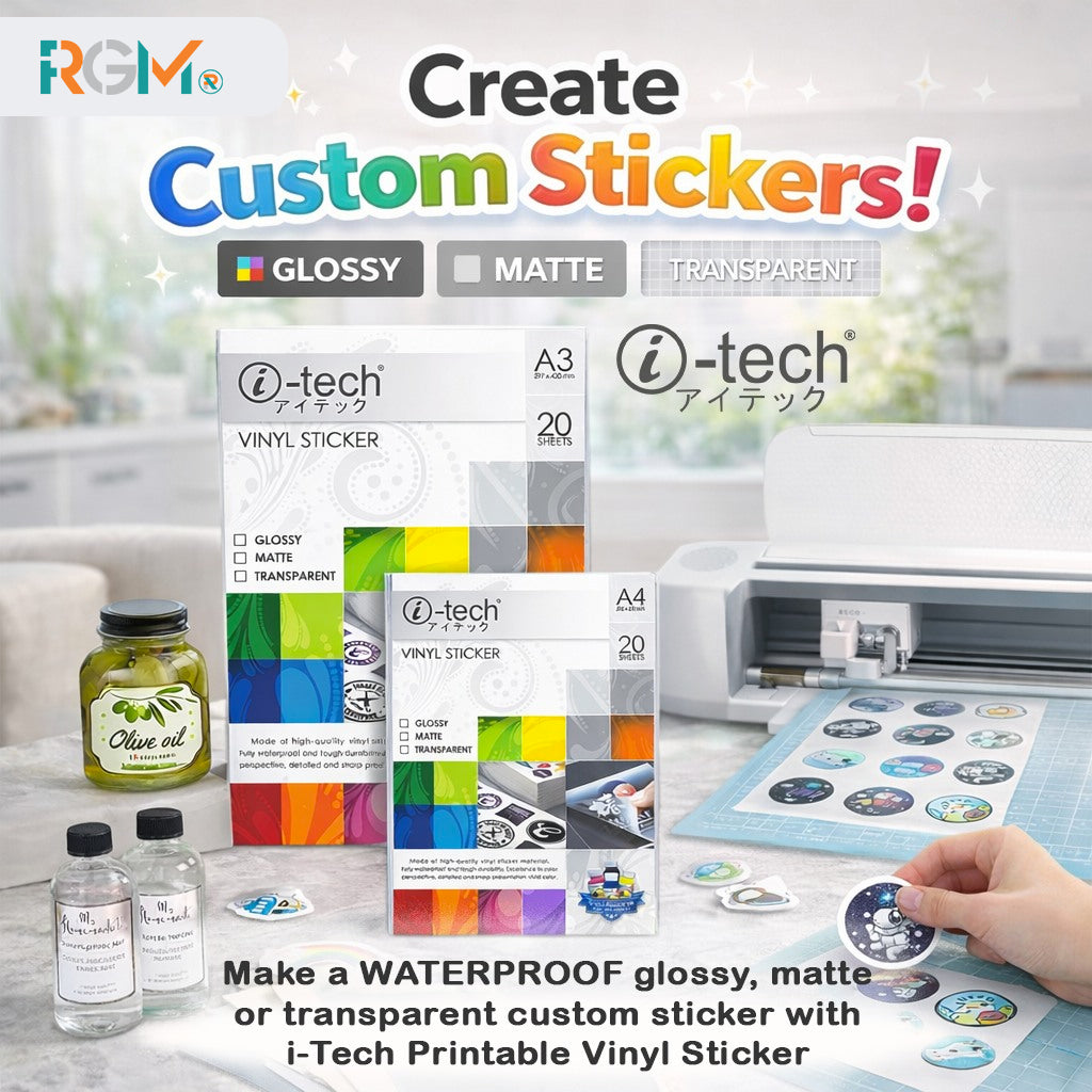 Prime Tech Sticker i-Tech Waterproof Printable Vinyl Sticker – RGM.COM.PH